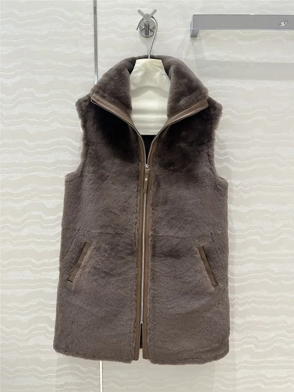 Hermès Shearling Vest